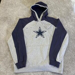 Y2K Reebok Dallas Cowboys NFL Hoodie Medium Vintage Football Sweatshirt